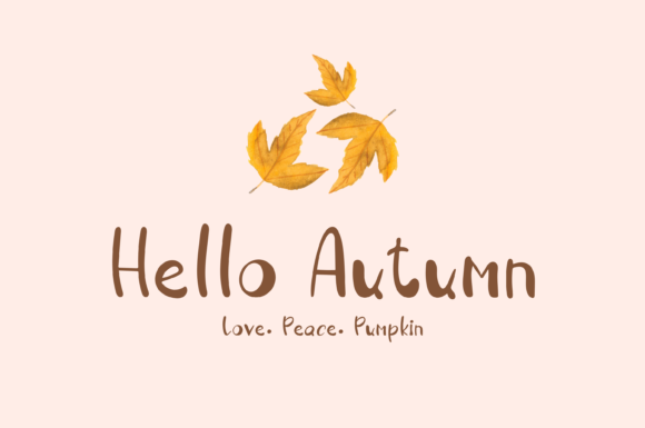 Pumpkin Tart Font PNG with transparent background - Preview 5