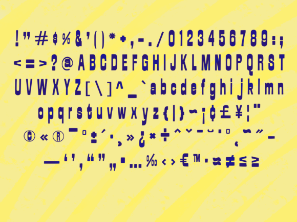 Rocket Power Font PNG with transparent background - Preview 1