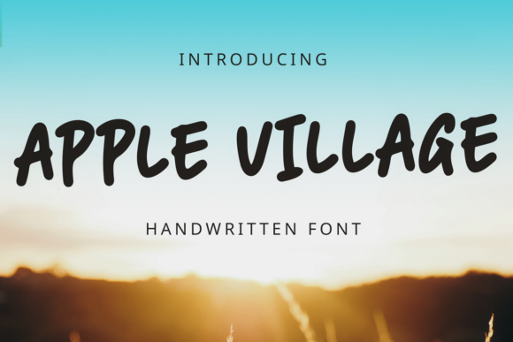 Apple Village Font - Preview 1