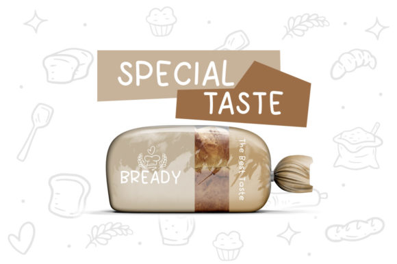 Le Bread Font PNG with transparent background - Preview 2