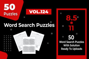 Activity Word Search Puzzle Book |124 Graphic by Silhouette Station ...