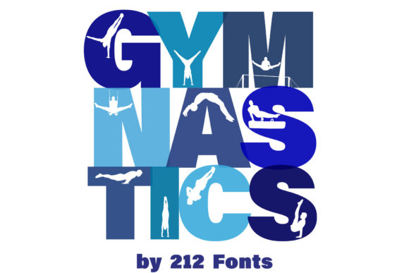 Boys Gymnastics Font - Preview 1