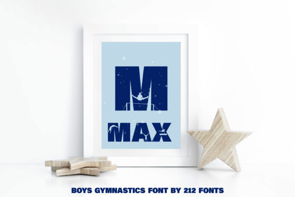 Boys Gymnastics Font - Preview 2