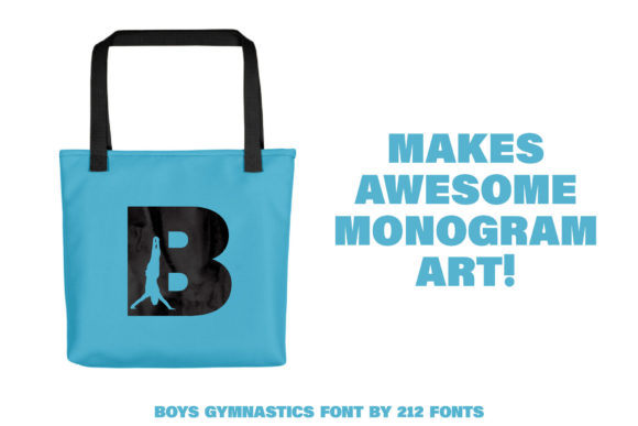 Boys Gymnastics Font - Preview 4