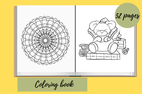 Colouring Book for Kids Graphic by Maatopup · Creative Fabrica