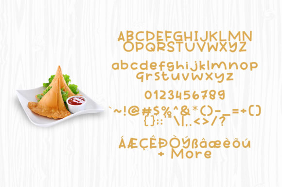 Crispy Samosa Font - Preview 3