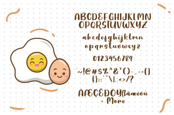 Cute Egg Font - Preview 3