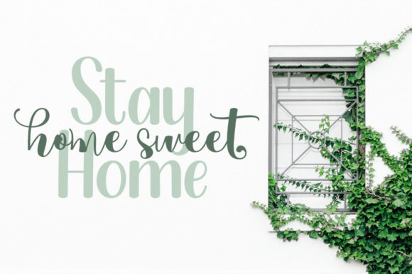 Easter Leaves Font - Preview 1