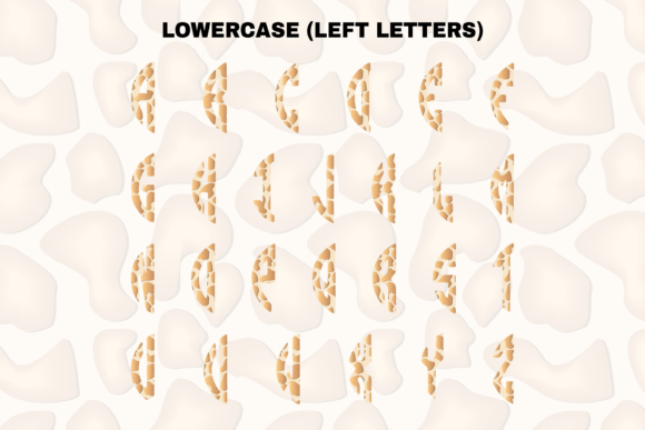 Giraffe Circle Font - Preview 1