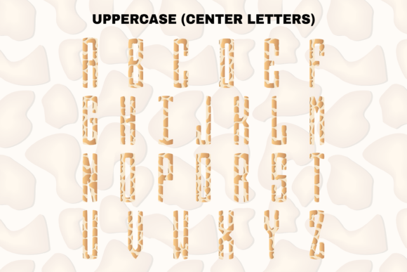 Giraffe Circle Font - Preview 2