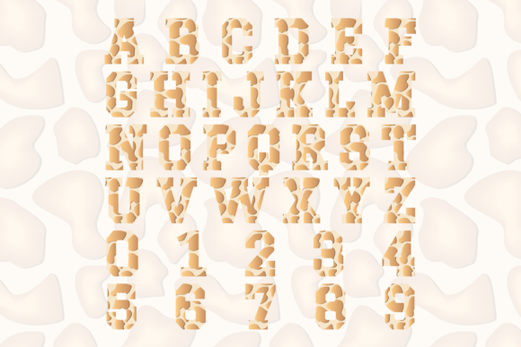 Giraffe Font - Preview 1