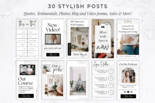 Instagram Stories for Canva | Rustic Graphic by Thirty One Palms Studio ...