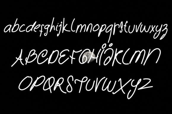 Lazy Font PNG with transparent background - Preview 2