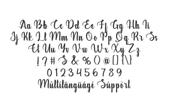 Love Heist Font PNG with transparent background - Preview 4
