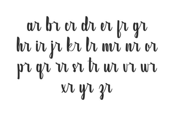 Love Heist Font PNG with transparent background - Preview 6