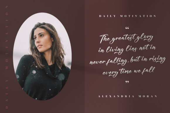 Mallory Santiago Font PNG with transparent background - Preview 5