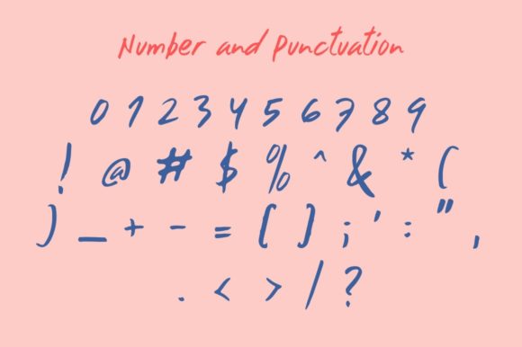 Manjane Font PNG with transparent background - Preview 4