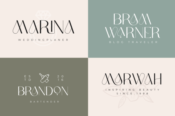 Maron Barista Font PNG with transparent background - Preview 1