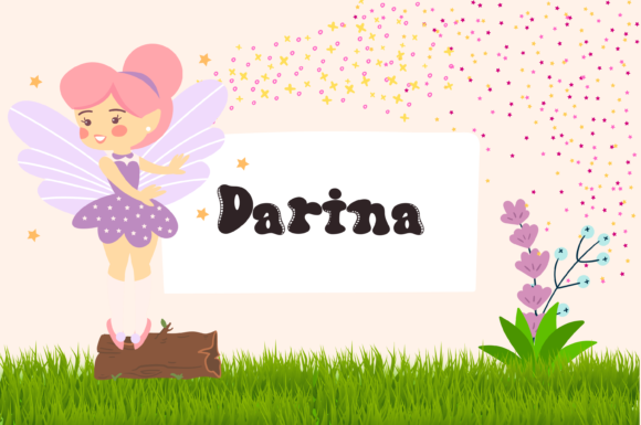 Melody Princess Font PNG with transparent background - Preview 2