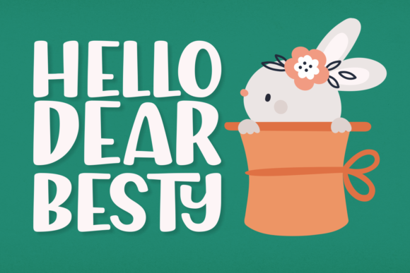 Meria Party Font PNG with transparent background - Preview 1