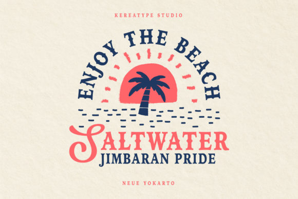 Neue Yokarto Font PNG with transparent background - Preview 1