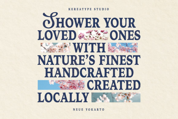 Neue Yokarto Font PNG with transparent background - Preview 5