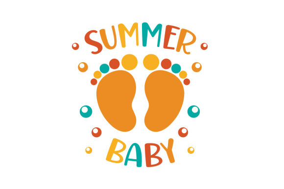 Summer Baby SVG Cut file by Creative Fabrica Crafts  Creative Fabrica