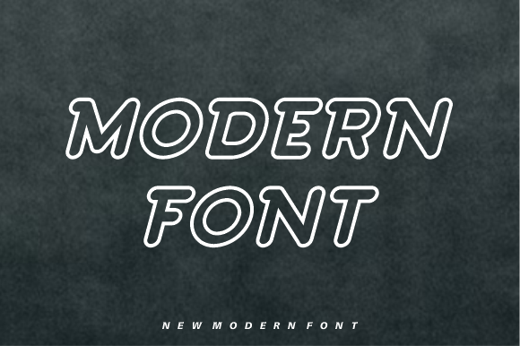 Agufim Line Font - Preview 1