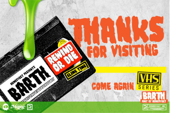 Barth Font - Preview 1