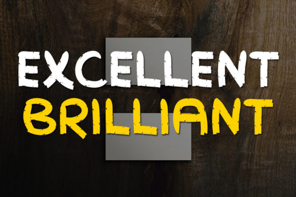 Brush Stone Font - Preview 1
