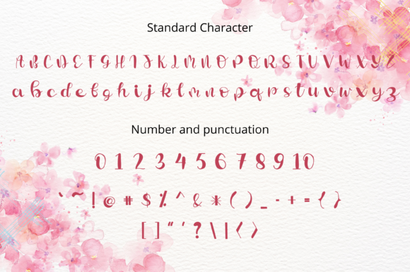 Cherry Blossom Font - Preview 1