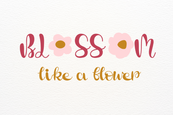 Cherry Blossom Font - Preview 3