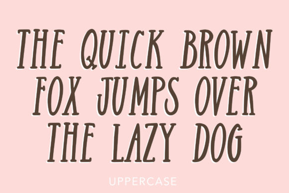 Chocolate Croissant Font - Preview 1