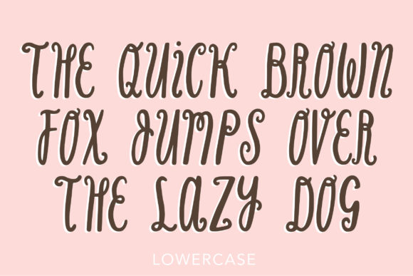 Chocolate Croissant Font - Preview 2