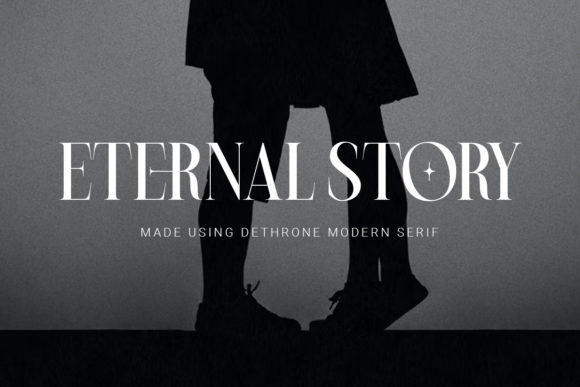 Dethrone Font PNG with transparent background - Preview 2
