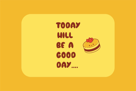 Dorayaki Font PNG with transparent background - Preview 3