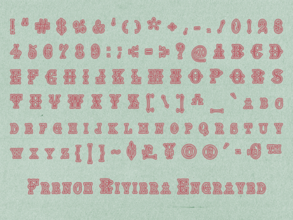 French Riviera Font - Preview 4