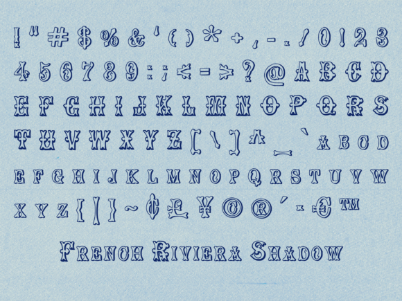 French Riviera Font - Preview 6