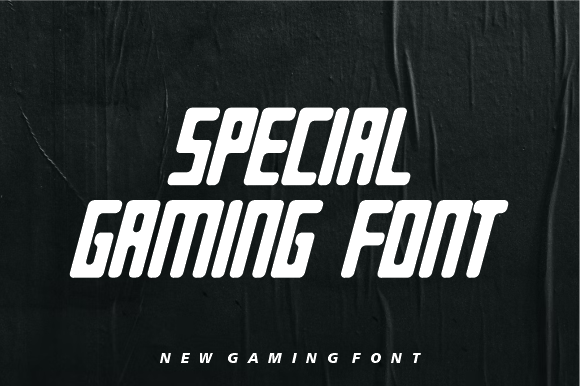 Gamersag Font PNG with transparent background - Preview 1