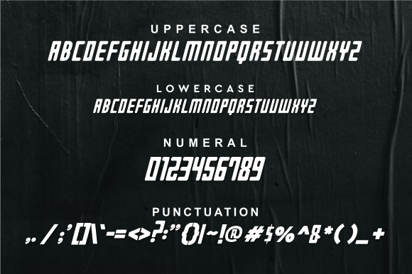 Gamersag Font PNG with transparent background - Preview 2