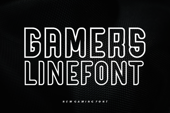 Gamexym Line Font - Preview 1