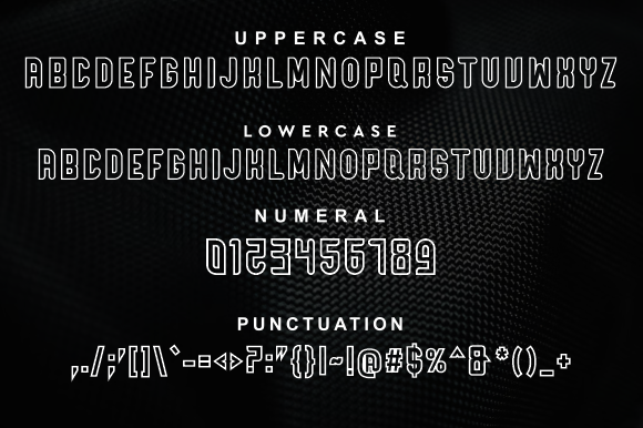 Gamexym Line Font - Preview 2