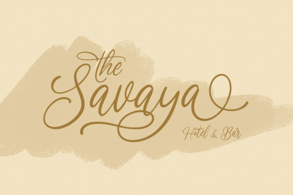 Garvillia Font PNG with transparent background - Preview 3