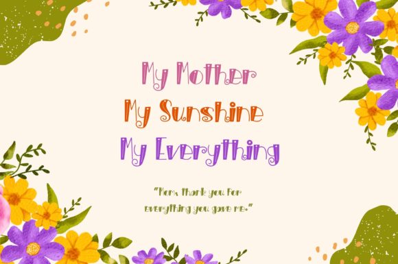 Happiness Sunshine Font - Preview 3