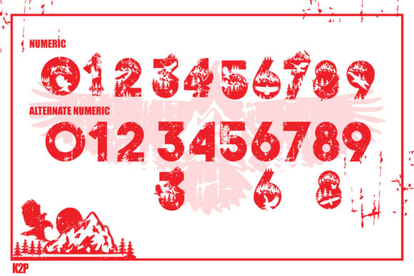 Hawks Font PNG with transparent background - Preview 4
