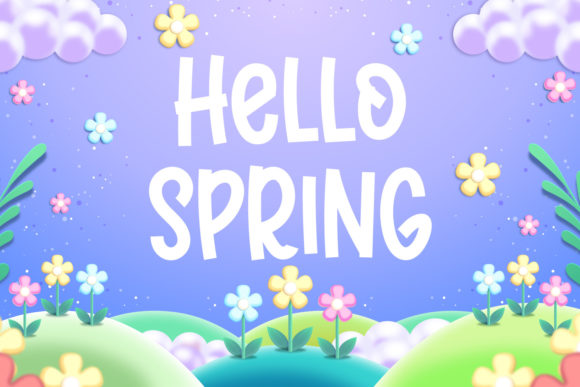 Hello Rainbow Font - Preview 1
