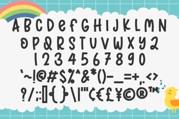 Hello Rainbow Font - Preview 3