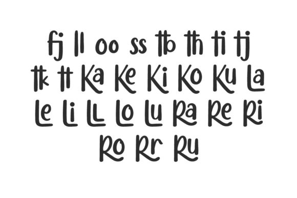 King Cartoon Font PNG with transparent background - Preview 6
