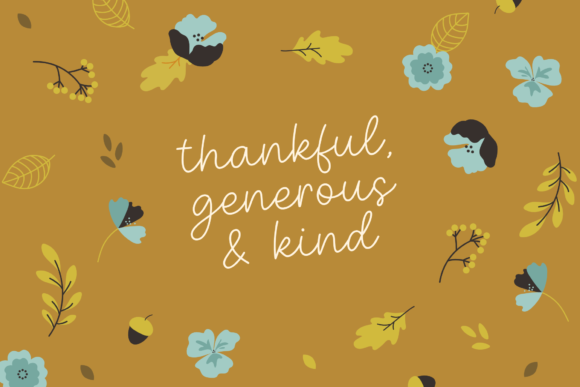 Leafery Font PNG with transparent background - Preview 4