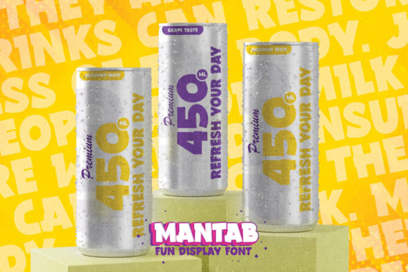 Mantab Font PNG with transparent background - Preview 1
